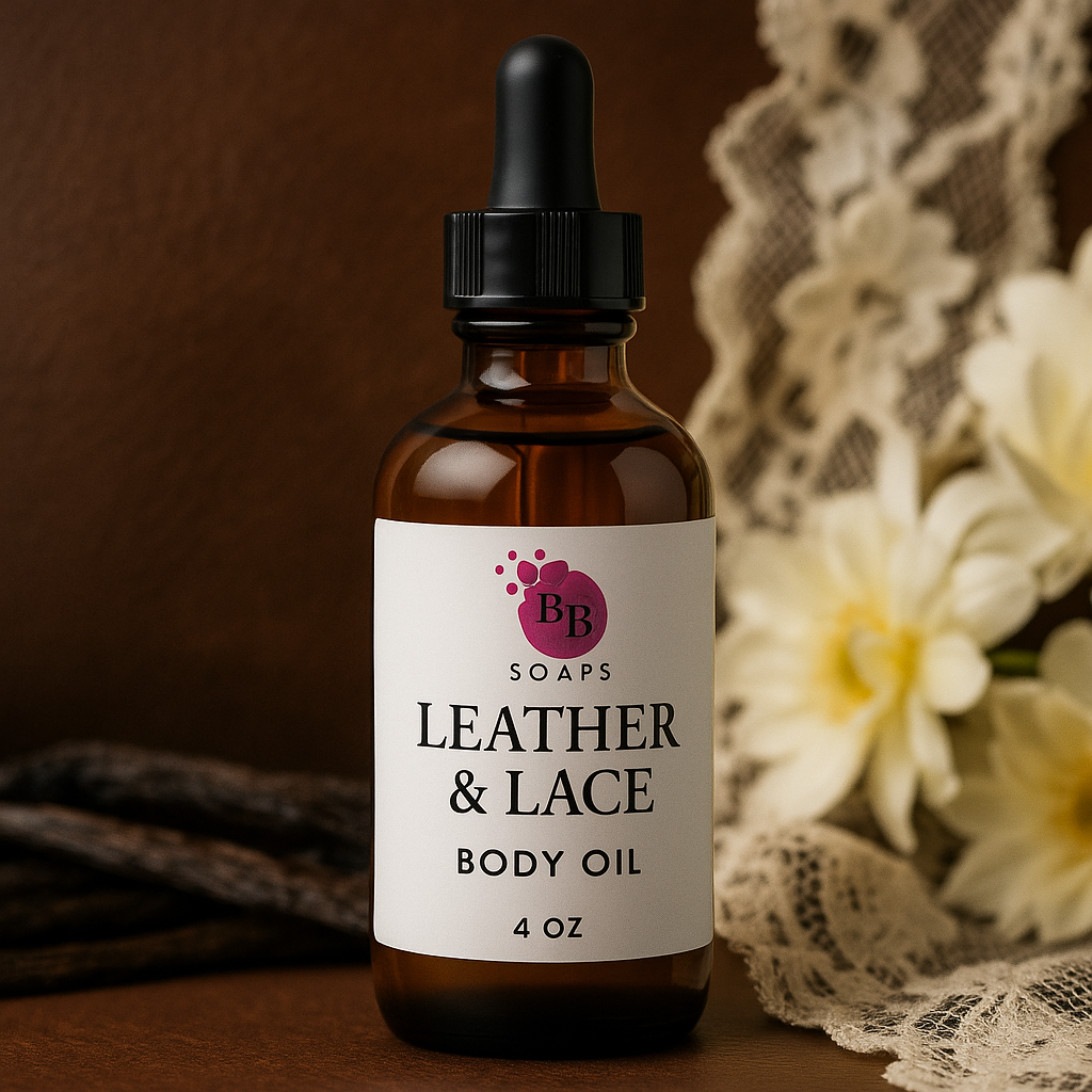 LEATHER & LACE body oil