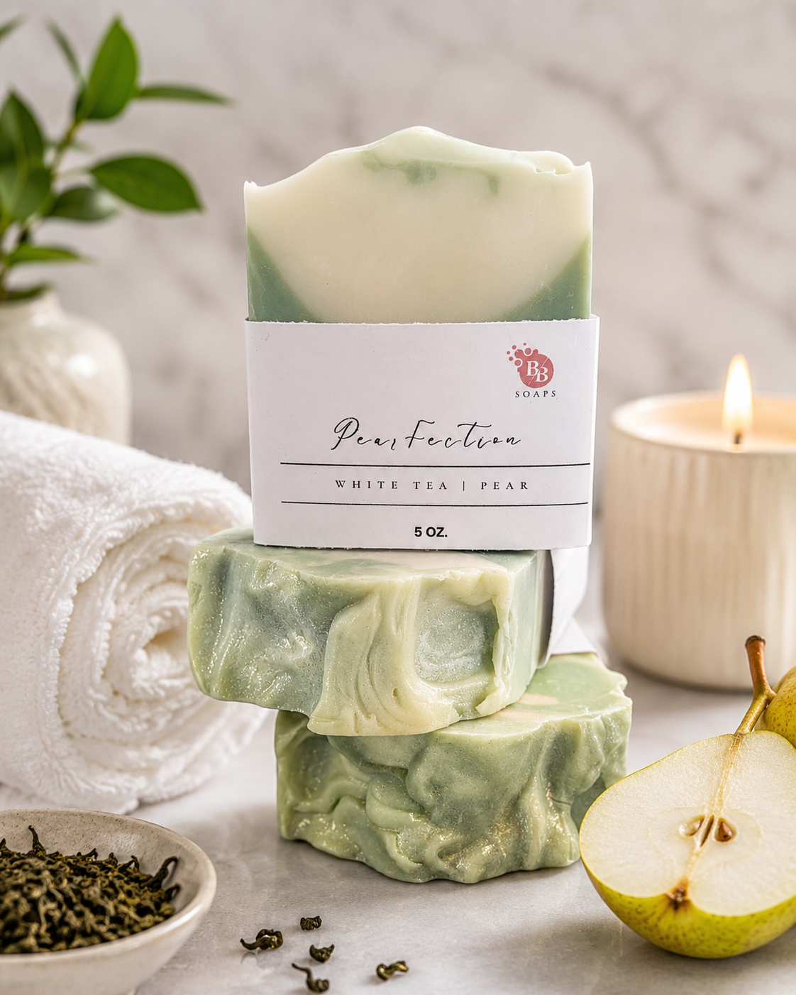 PEAR-FECTION soap bar