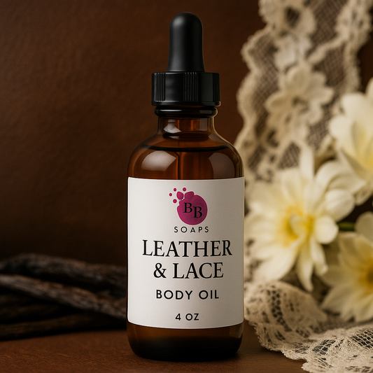 LEATHER & LACE body oil