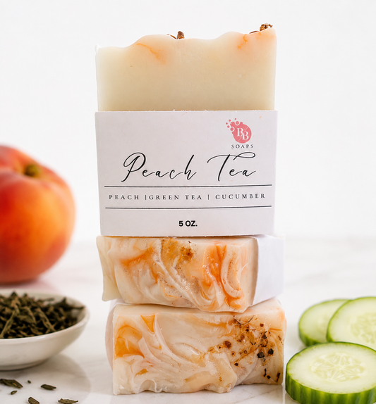 PEACH TEA soap bar